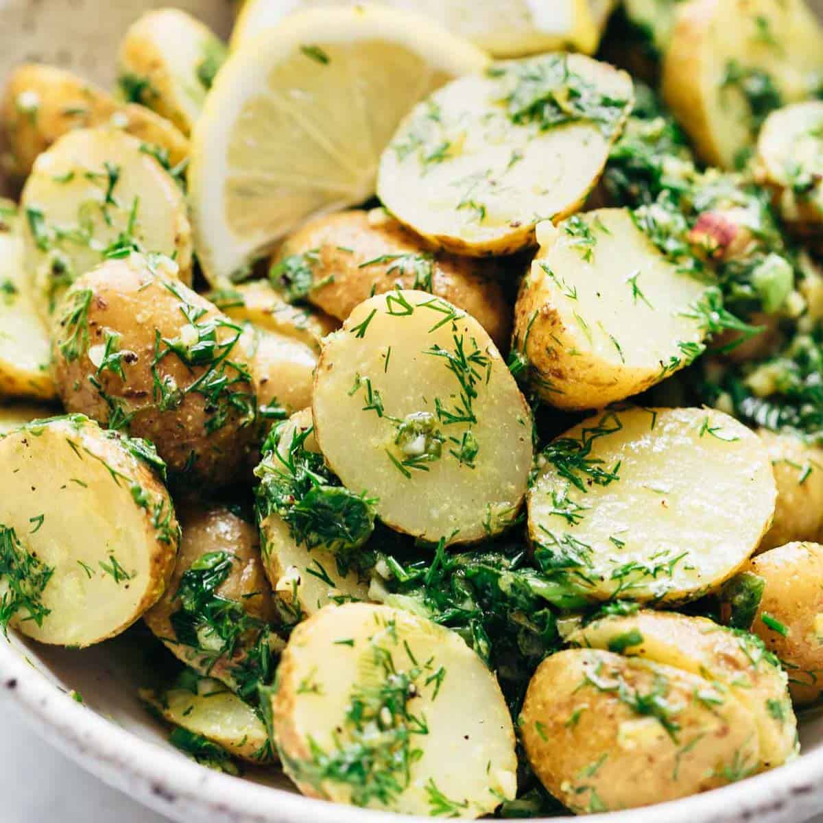 Mayo-Free Lemony Dill Potato Egg Salad for Outdoor Gatherings
